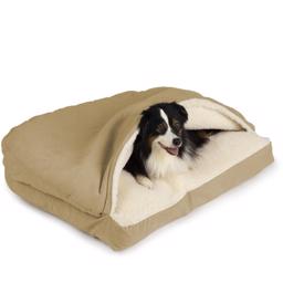 SnooZer Cozy Cave Hundehule Rectangle Version Khaki